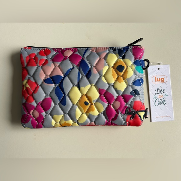 LUG PEEKABOOO 2 CONVERTIBLE CROSSBODY WILDFLOWER MULTI NWT - Picture 2 of 5